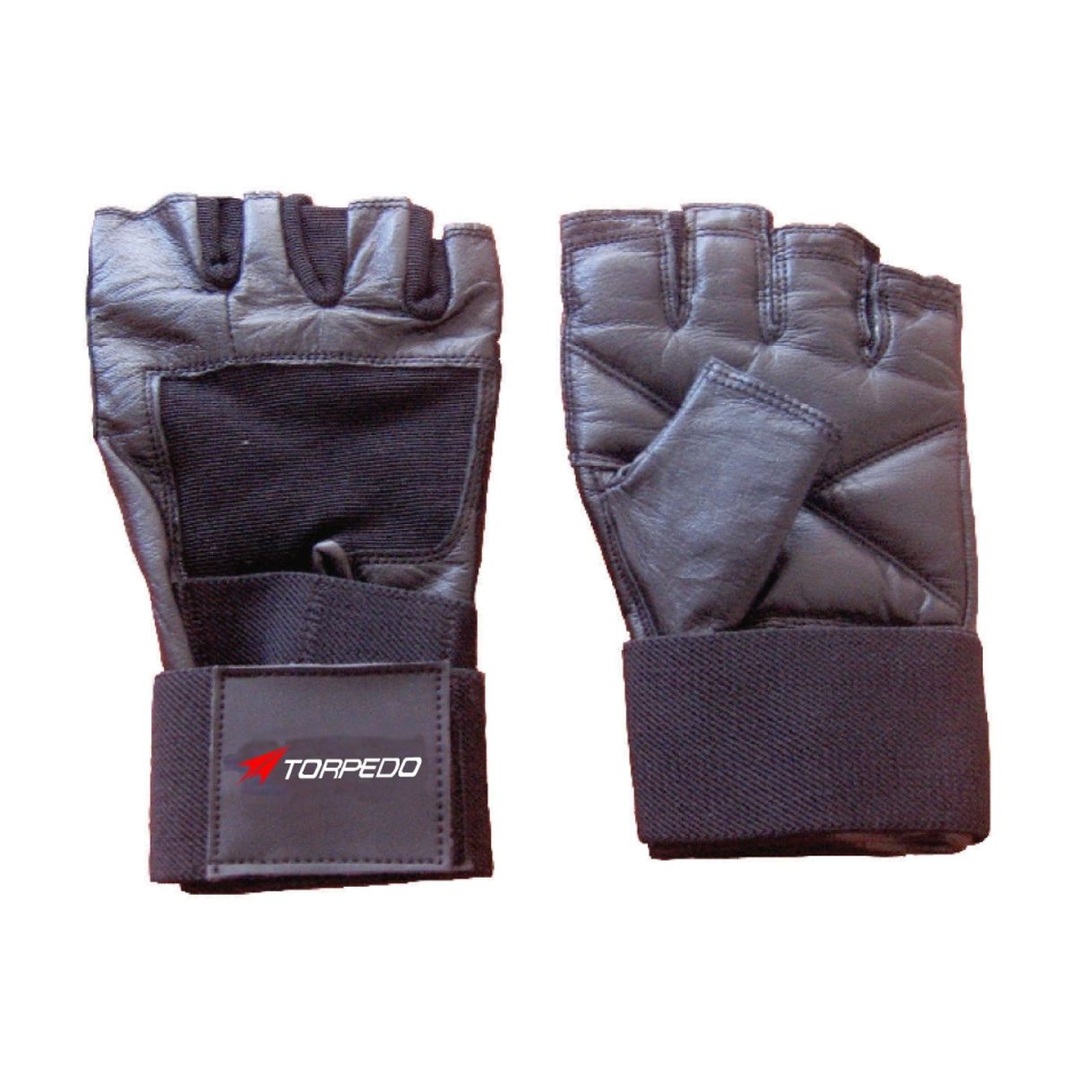 TORPEDO - GUANTE FITNESS TORPEDO CUERO MUÑECA NG-NG TL