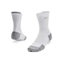 UNDER ARMOUR - Calcetines Mid unsex ArmourDry Run Blanco