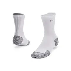 UNDER ARMOUR - Calcetines Mid unsex ArmourDry Run Blanco