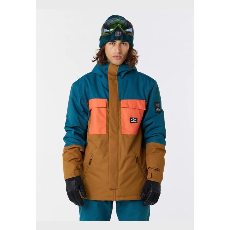 RIP CURL - Parka Pinnacle 10K/10K Jacket Azul Hombre Rip Curl