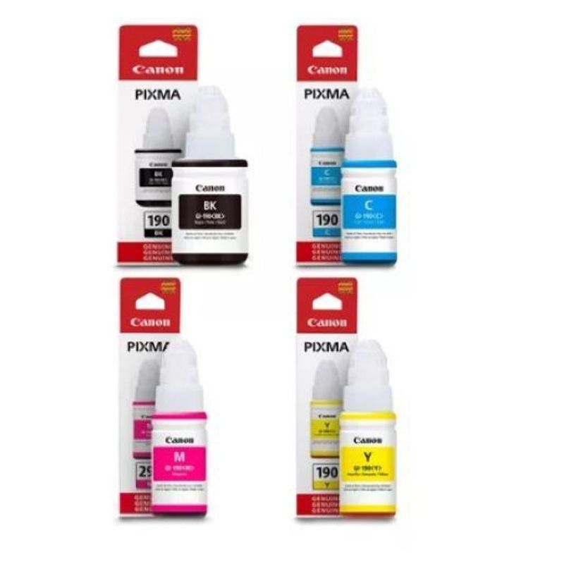 CANON - Pack de Tinta Canon Gi-10 Original 4 colores G5010 G6010 G7010