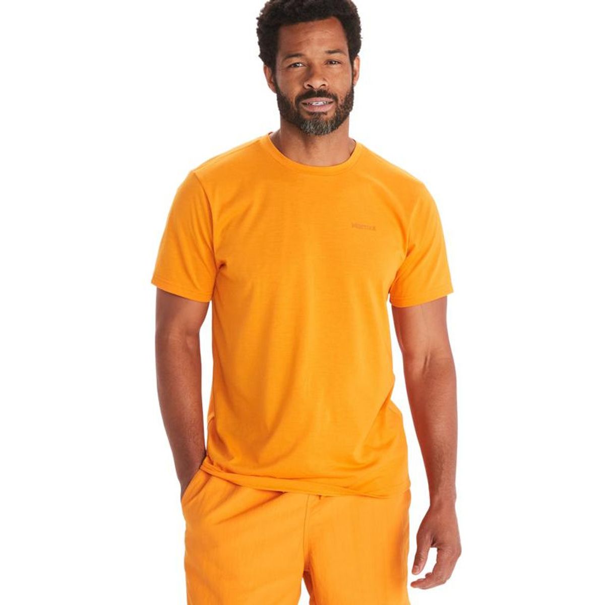 MARMOT - Polera Crossover Ss Amarillo MARMOT
