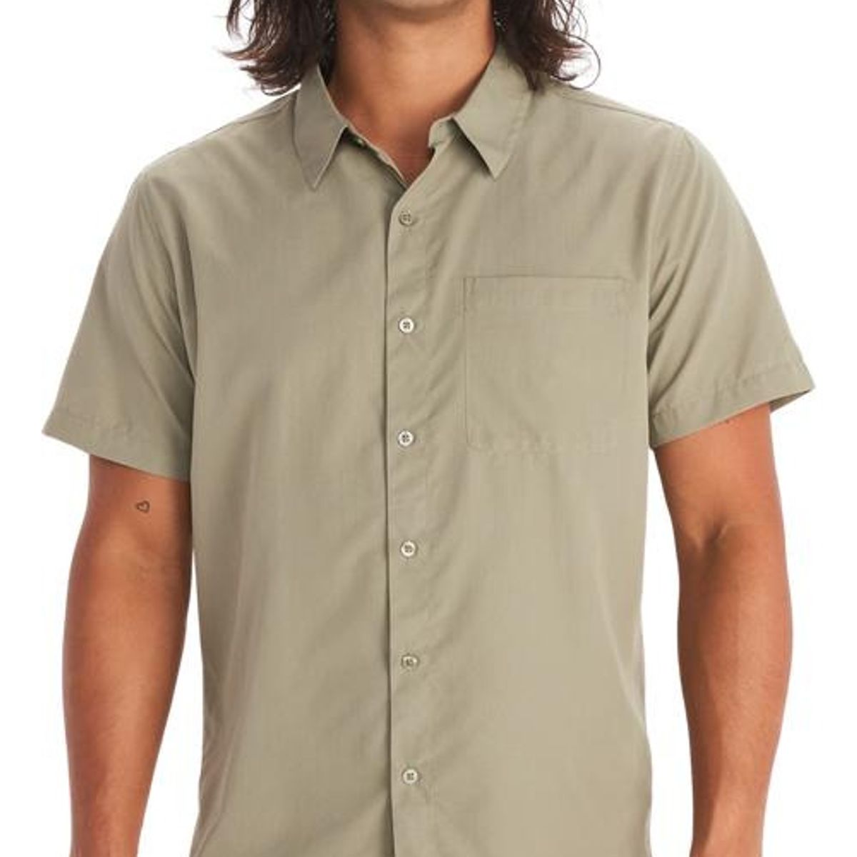 MARMOT - Camisa Aerobora Ss Verde MARMOT