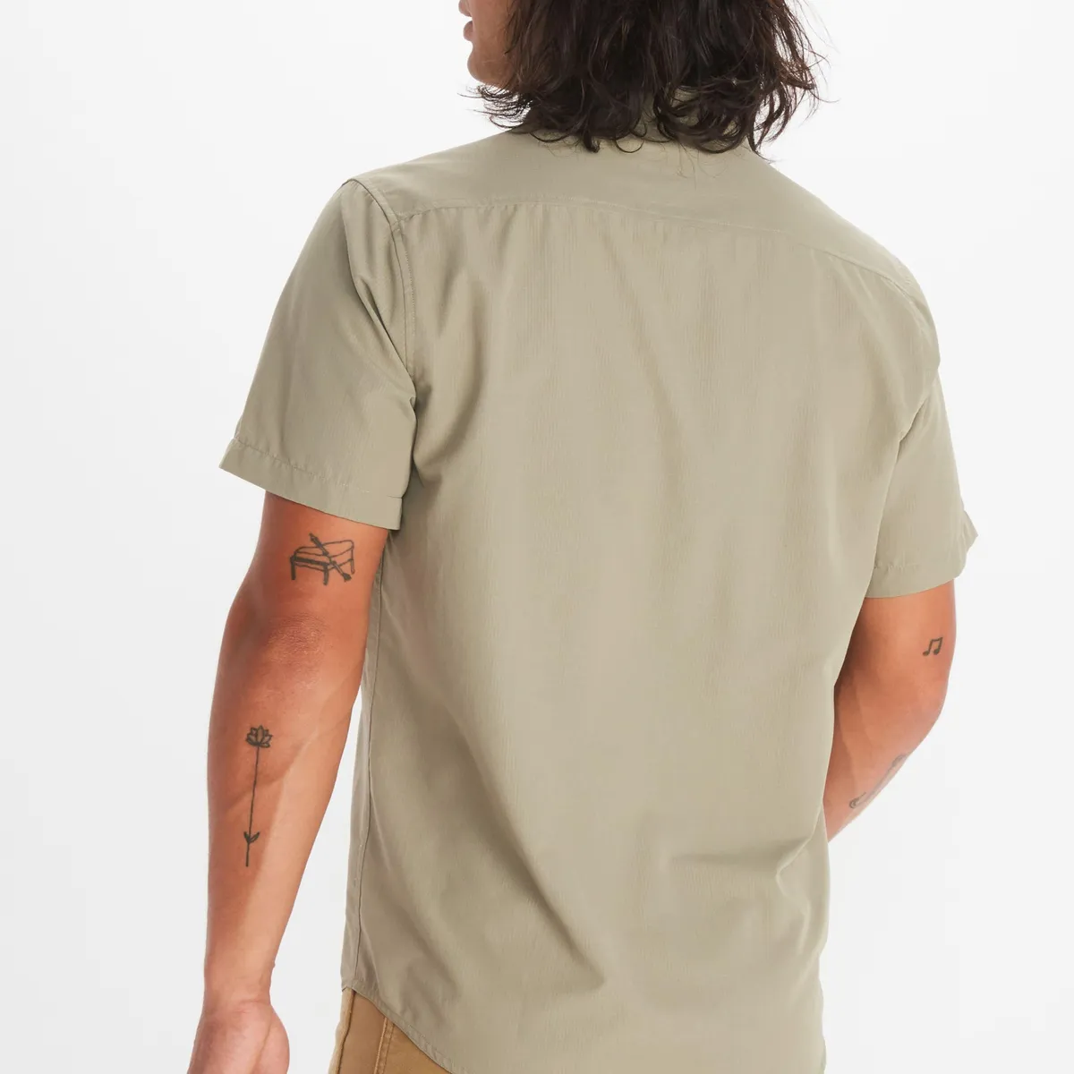MARMOT - Camisa Aerobora Ss Verde MARMOT