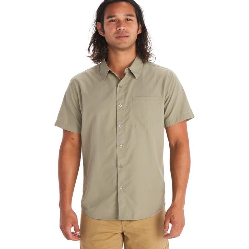 MARMOT - Camisa Aerobora Ss Verde MARMOT
