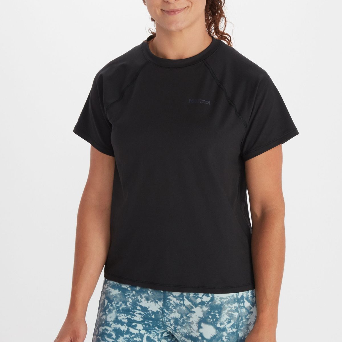 MARMOT - Polera Windridge Ss Negro MARMOT