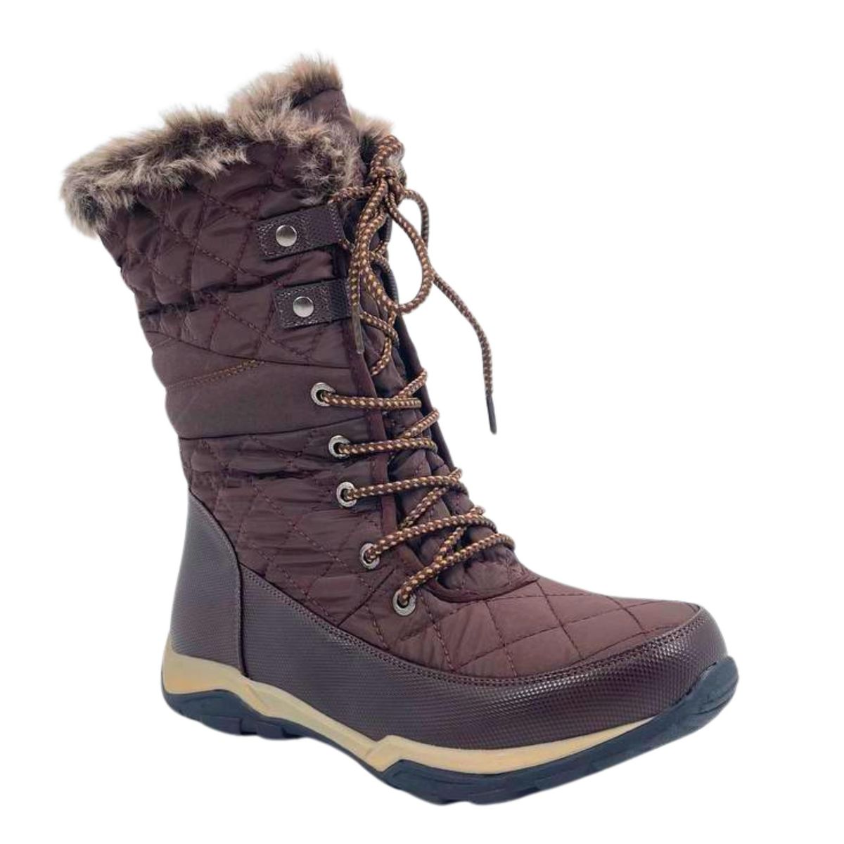 GENERICO - BOTINES TRENZADOS NEGRO INVIERNO MUJER DREATO