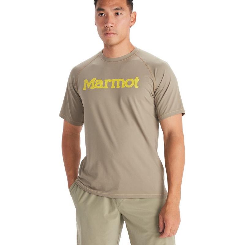 MARMOT - Polera Windridge Graphic Ss Verde MARMOT
