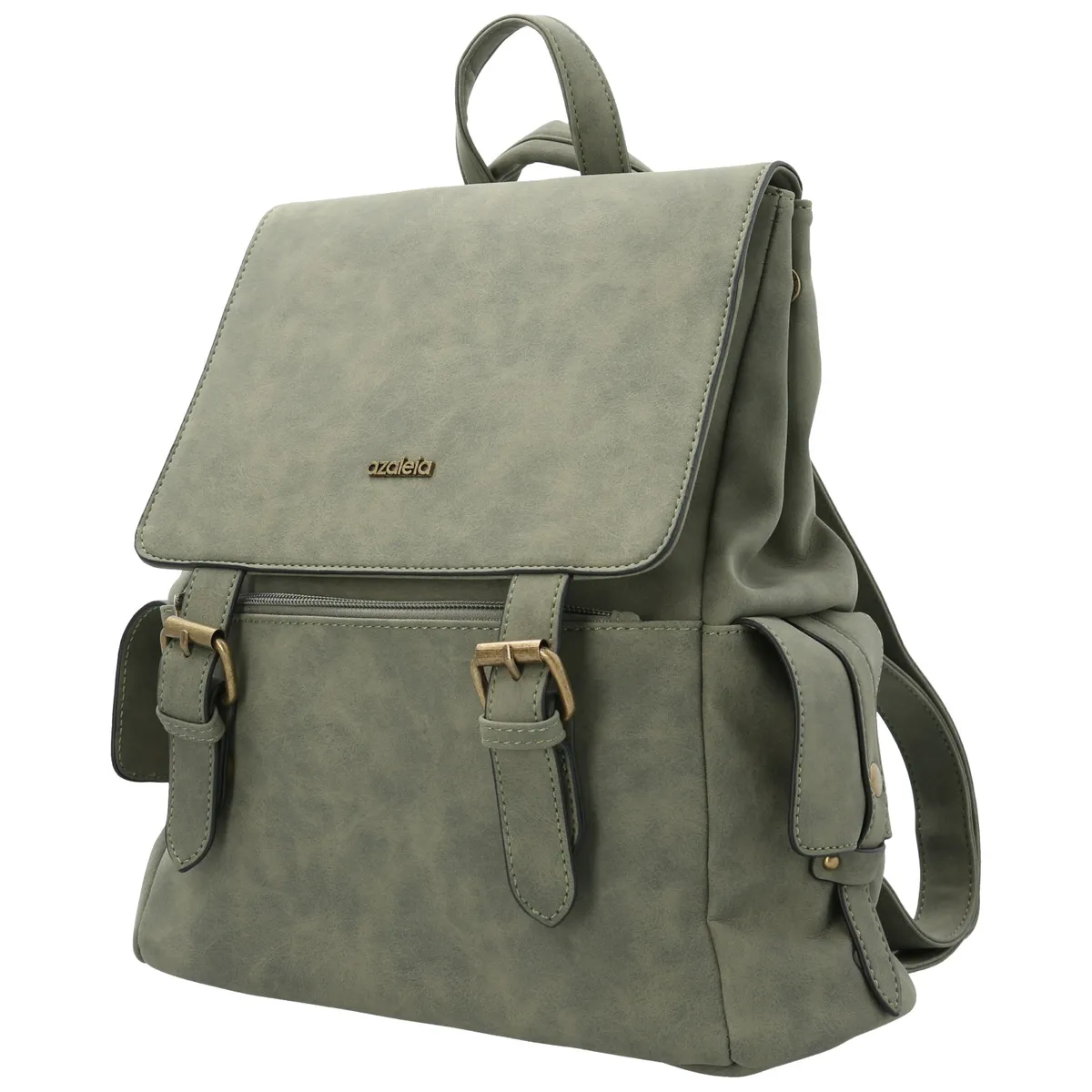 AZALEIA - Cartera Rex Backbag Oliva Mujer AZALEIA