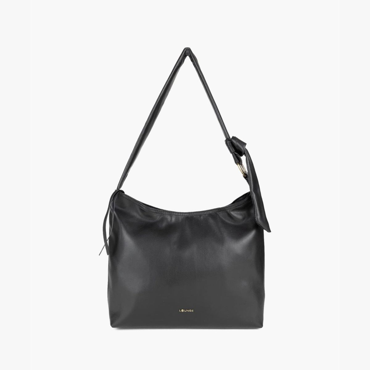 LOUNGE - Cartera De Hombro Mujer Con Nudo Negro