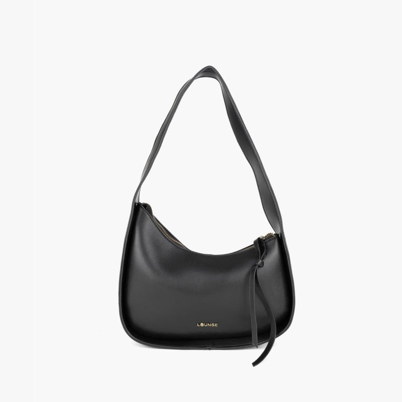 LOUNGE - Cartera De Hombro Mujer Asimétrico Negro
