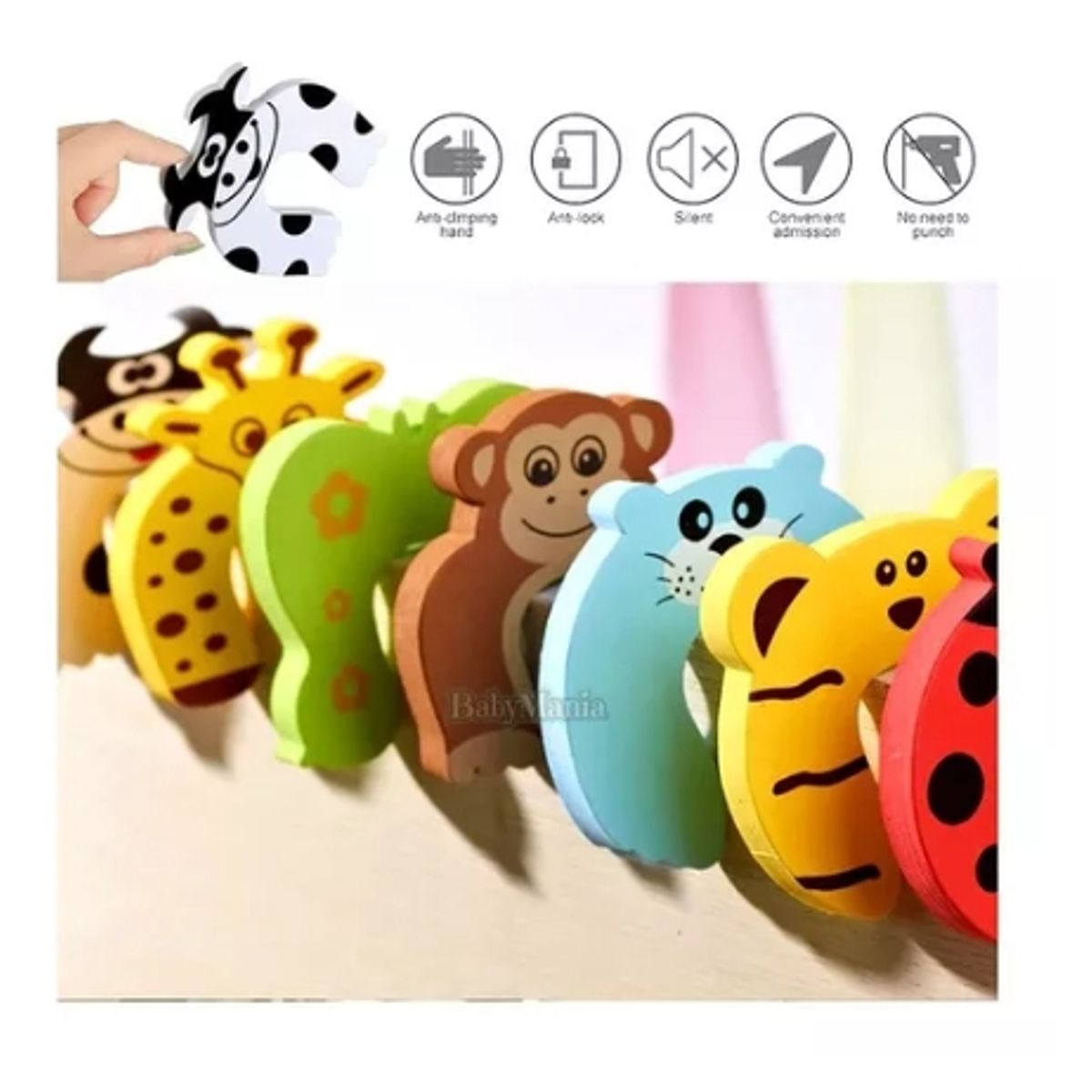 GENERICO - Topes Para Puertas Y Ventanas Bebe ( 3 Unidades)