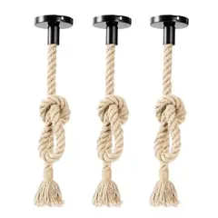 GENERICO - Soquete Colgante Decorativo Vintage Soga E27 Rustico Pack 3