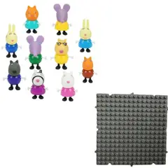 GENERICO - Figuras Peppa Pig Set 10 Amigos Juguete Colección + Regalo