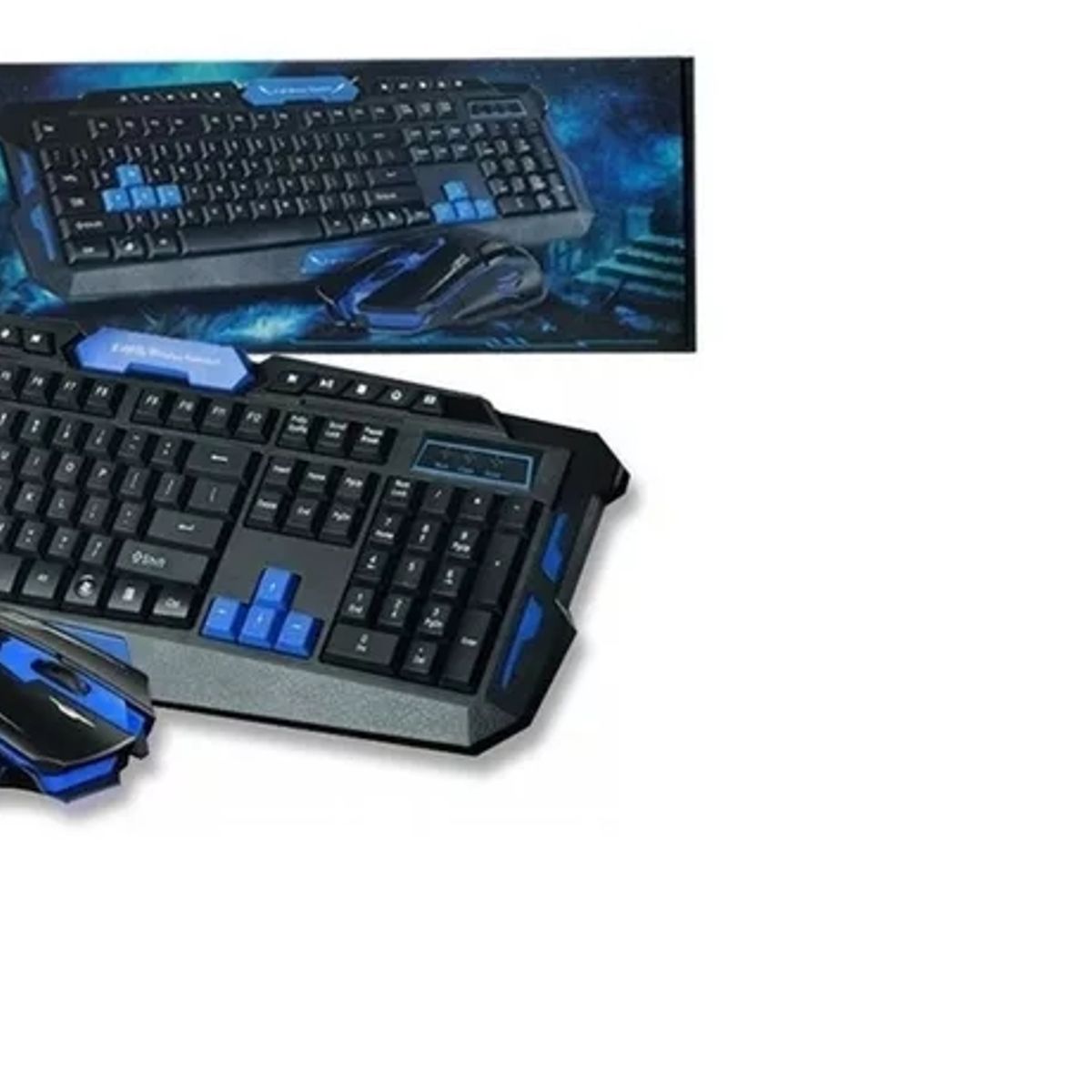 GENERICO - Teclado Mouse Inalambrico Gamer Hk8100 Español - Tecnomati