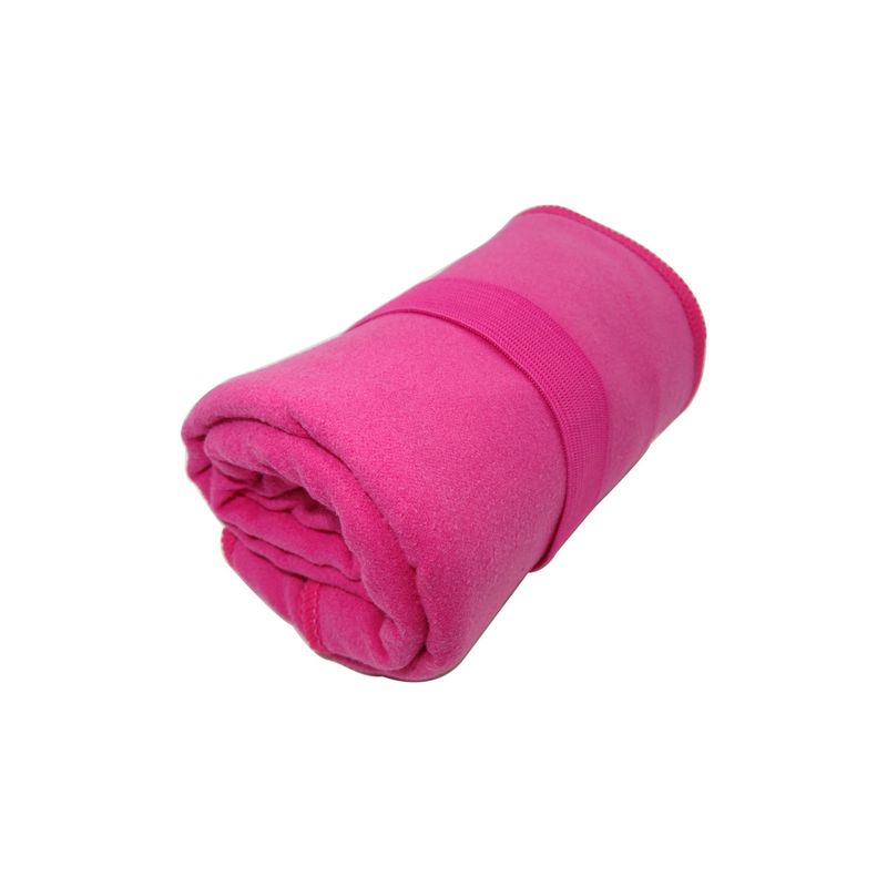 SAMIA - Toalla de microfibra grande 180 cm x 100 cm fucsia SAMIA