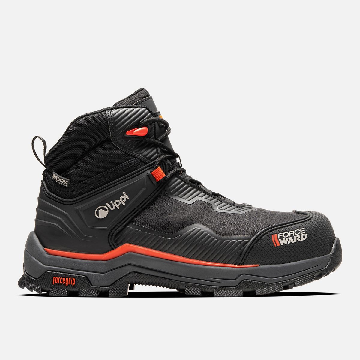 LIPPI - ZAPATO SEGURIDAD LIPPI PRO WORK HOMBRE STRATOS MID ROJO