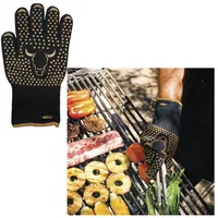 Guantes Resistentes al Calor 500°C Protección Parrillera Total Parrillero Austral