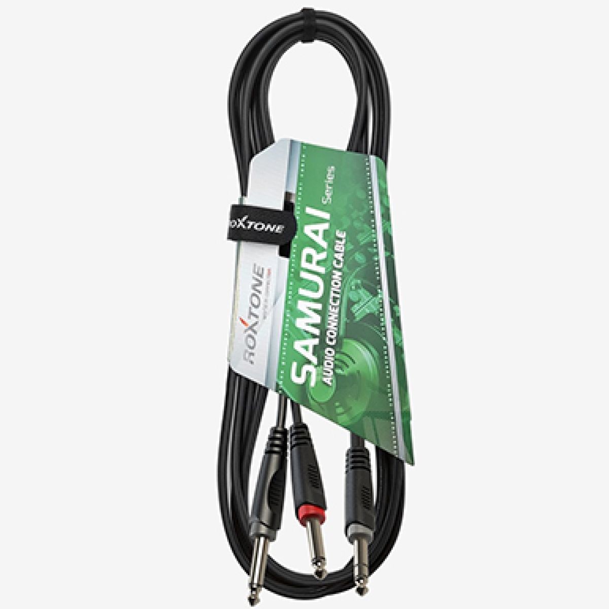 GENERICO - Cable de audio estéreo de 6,3 mm a 2 jack mono 6,3 mm