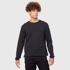 BUBBA - Crewneck Organic Cotton Black Black