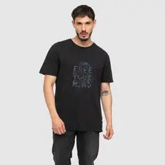 BUBBA - Cotton Tee Free Your Mind Black Black