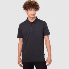 BUBBA - Polo Tee Organic Cotton Black Black