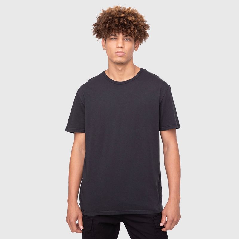 BUBBA - Organic Cotton  Tee  Solid Black  Black Bubba