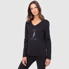 BUBBA - Women Long Tshirt Black Black