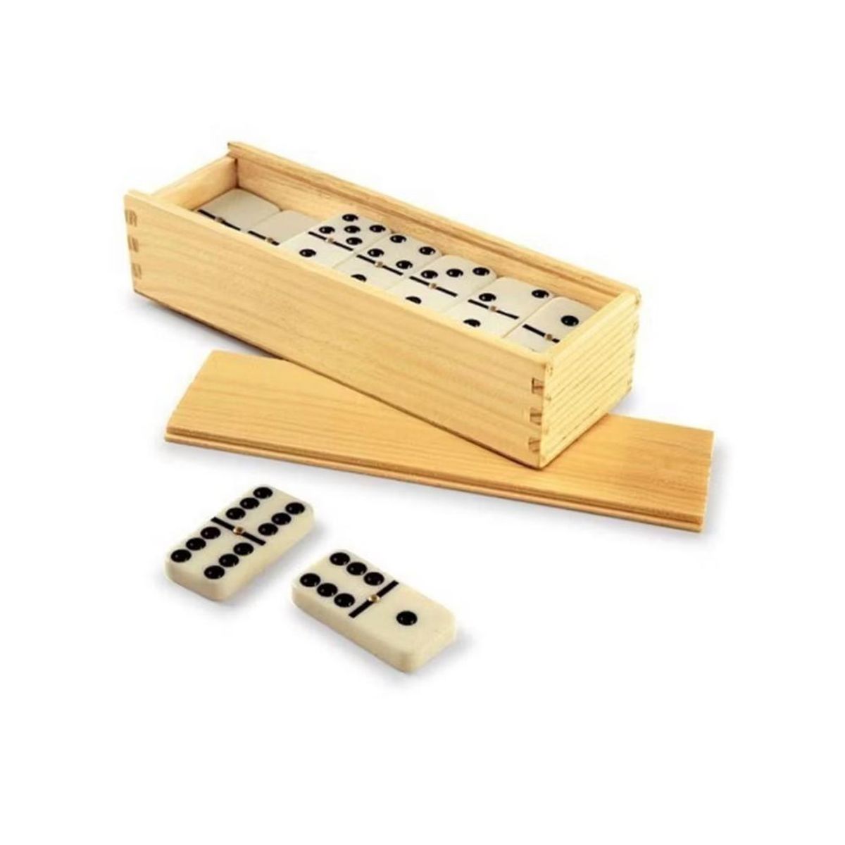 GENERICO - Domino En Caja De Madera 28 piezas PB-C15