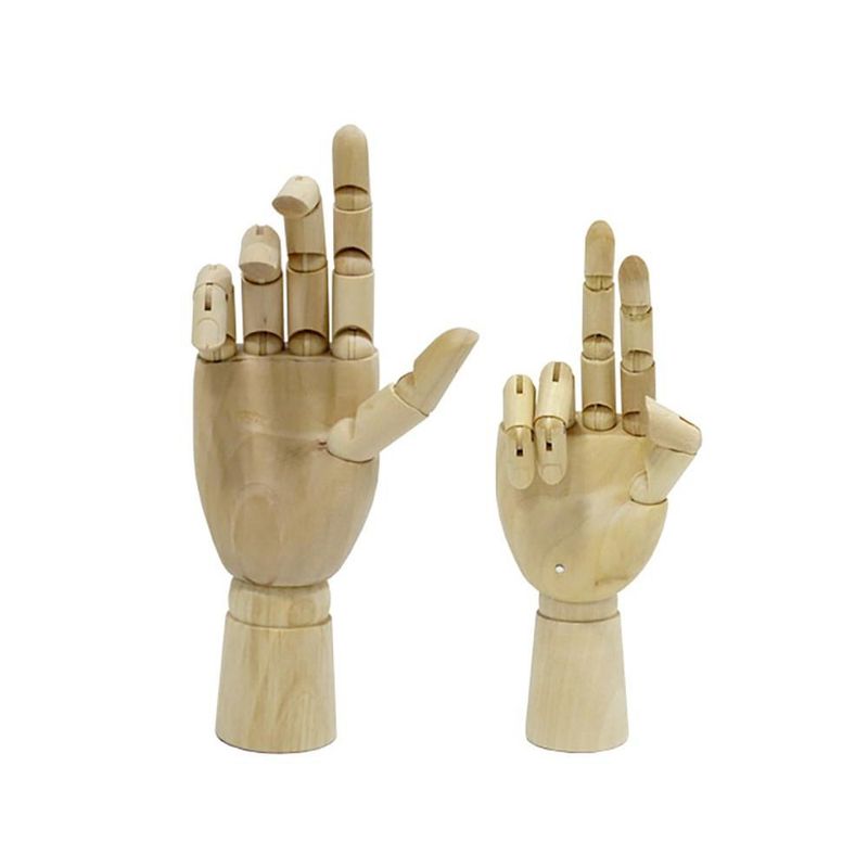 ARTIDIX - Maniquí Mano Madera Articulada 30cms De Dibujo PB-C14