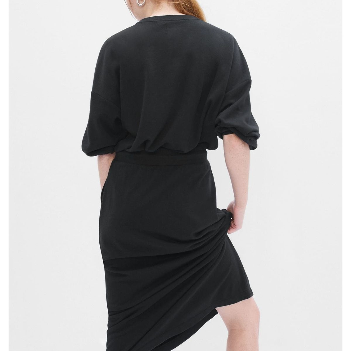 GAP - Polerón Mini Logo Sin Cierre Negro GAP