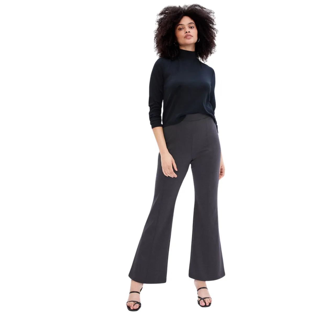 GAP - Pantalón Flare Gris