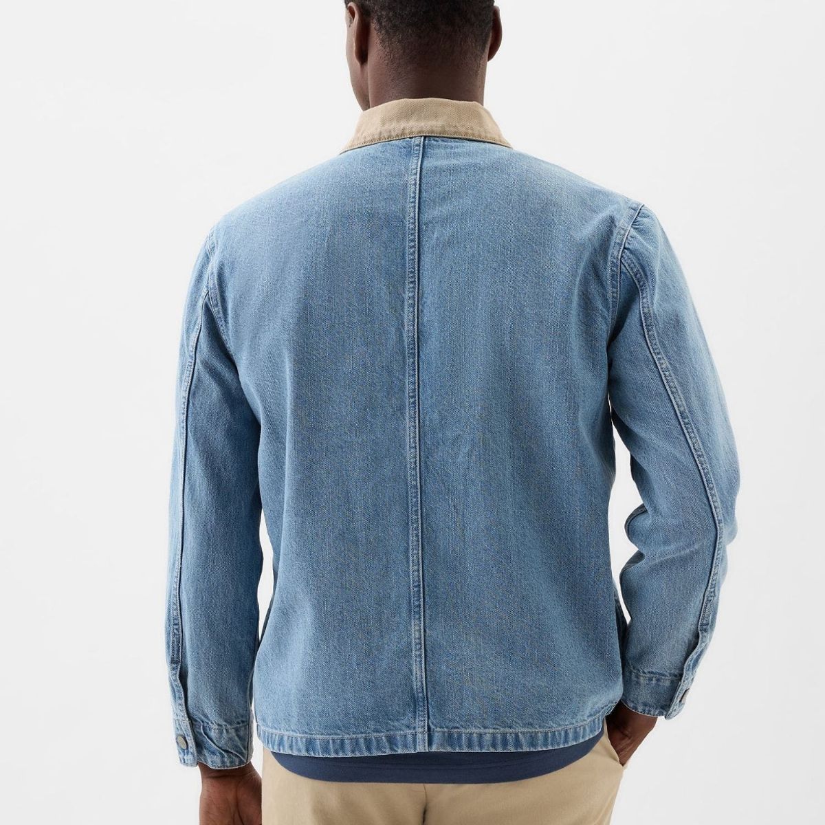 GAP - Chaqueta Hombre Denim Light Wash Azul GAP