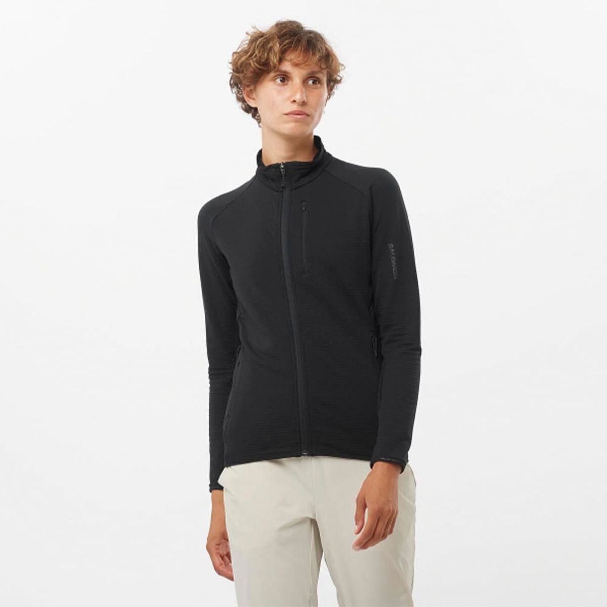 SALOMON - Polerón Mujer Essential Ltwarm Fz W Negro Salomon