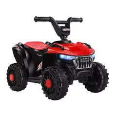 AUCKLAND OUTDOOR - Cuatrimoto Auto Electrico Niño A Bateria Luz y Sonido Roja