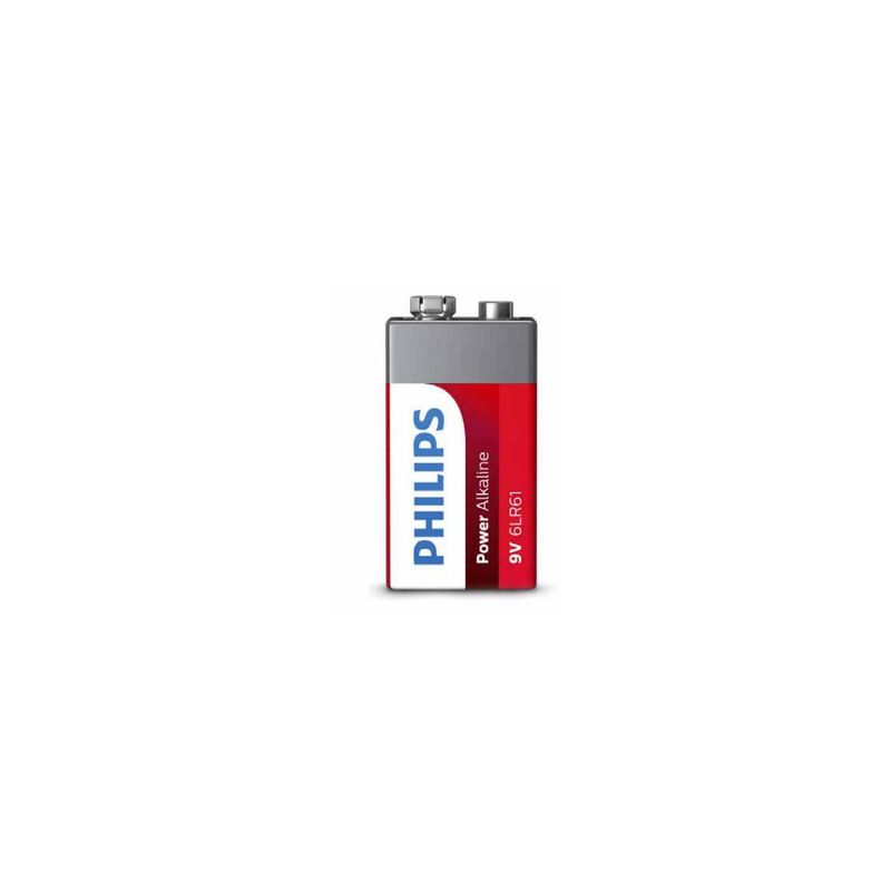 PHILIPS - Batería Alcalina 9v Philips - SC