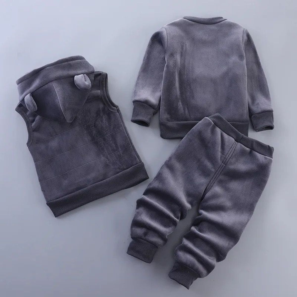 MV MOVAC - Pijama Ropa Para Niños Y Niñas Infantil De Polar Conjunto 3 Pieza