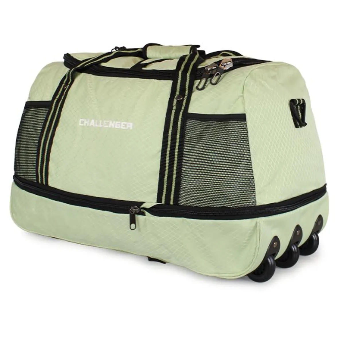CHALLENGER - Bolso tipo Mochila con ruedas Challenger verde