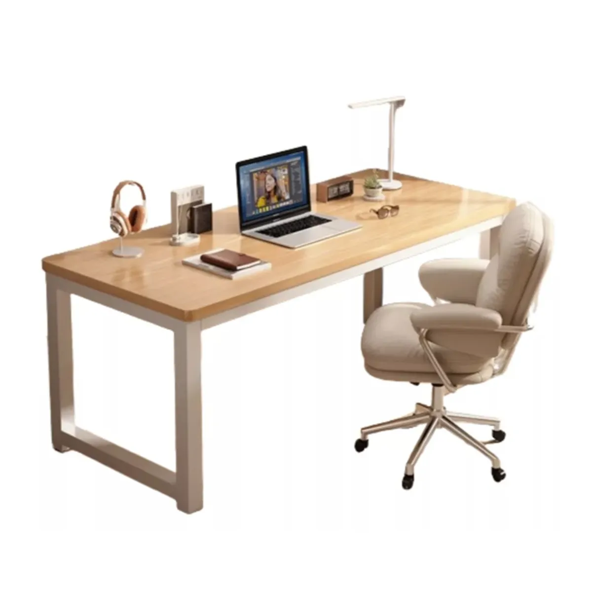 IDEEHOUSE - Escritorio Oficina Madera Espesor 25mm 140x60x75cm