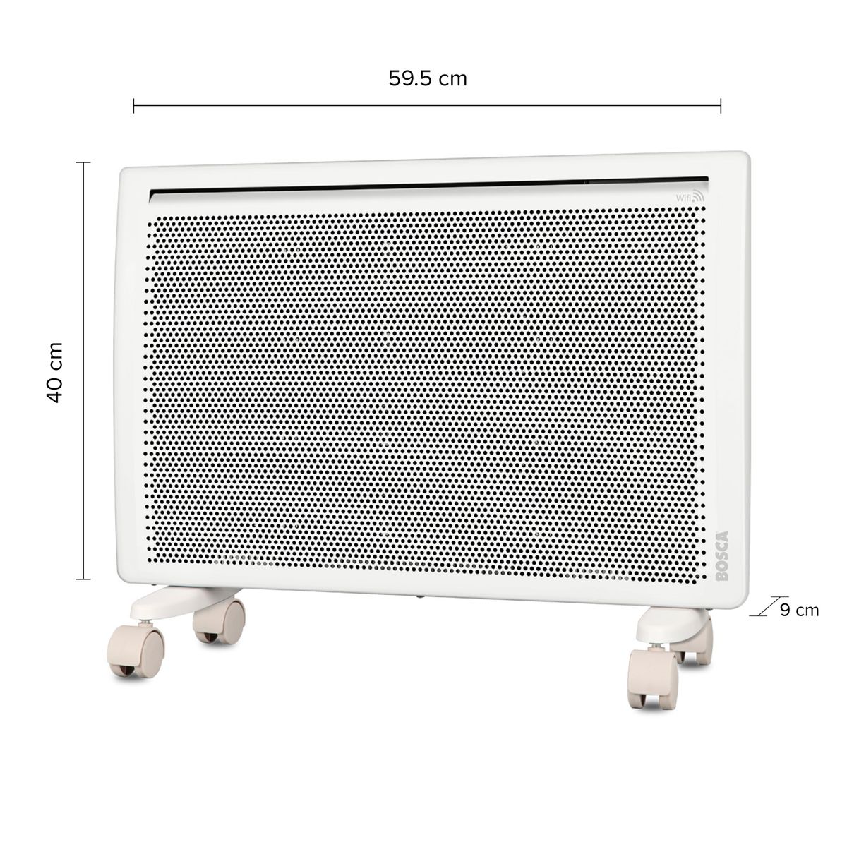 2x Calefactor Eléctrico Thelios Wifi 1500 Radiante, marca BOSCA - Foto 2