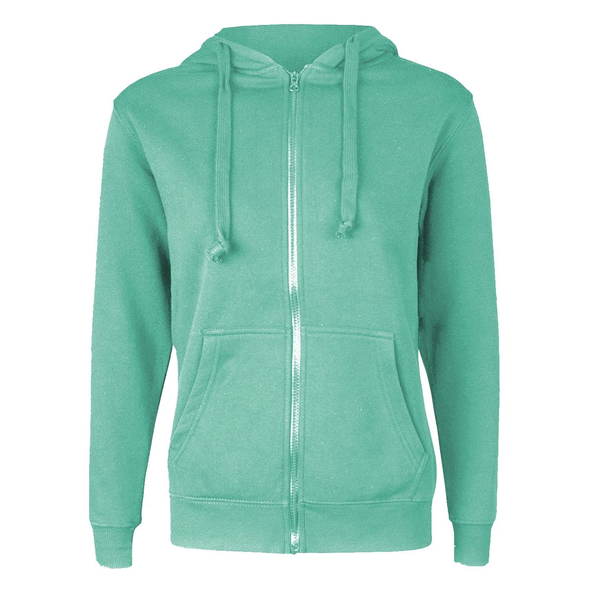 ANDESLAND OUTDOOR APPAREL - Polerón Canguro Con Cierre Vulpes Turquesa Unisex