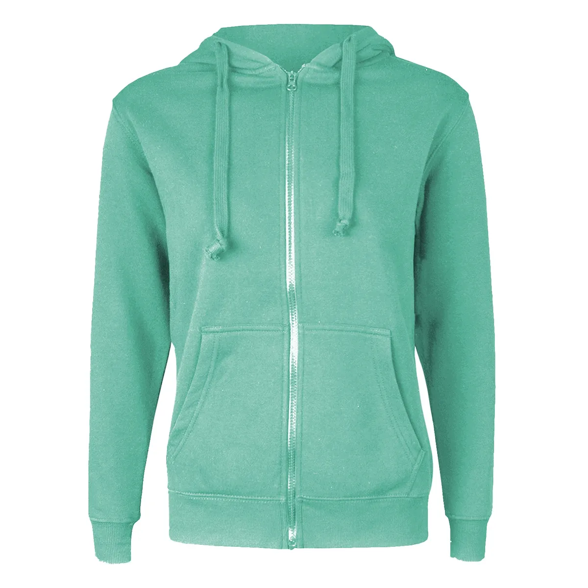 ANDESLAND OUTDOOR APPAREL - Polerón Canguro Con Cierre Vulpes Turquesa Unisex