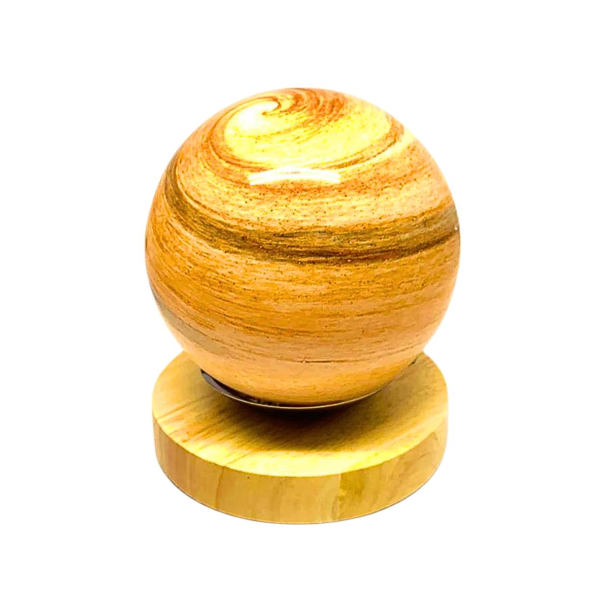 GENERICO - Lámpara Naranja Forma De Planeta Júpiter Galaxia Adorno 3d