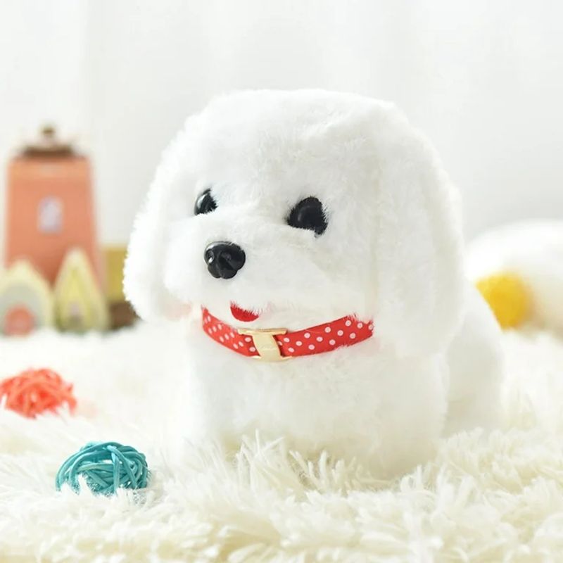 GENERICO - Peluche Mascota Interactivo Blanco