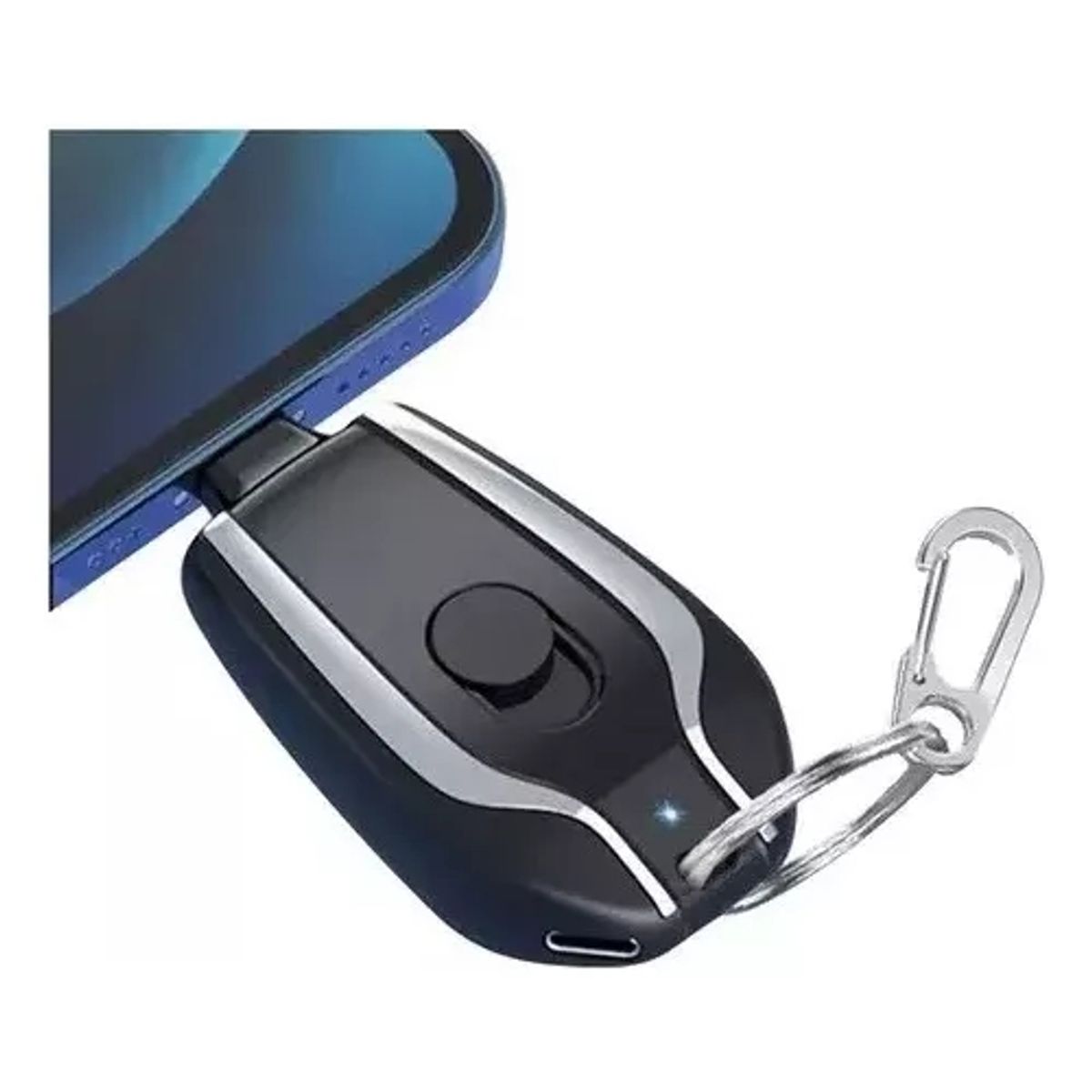 GENERICO - Llavero Powerbank 1500mah Tipo C Compatible Lightning