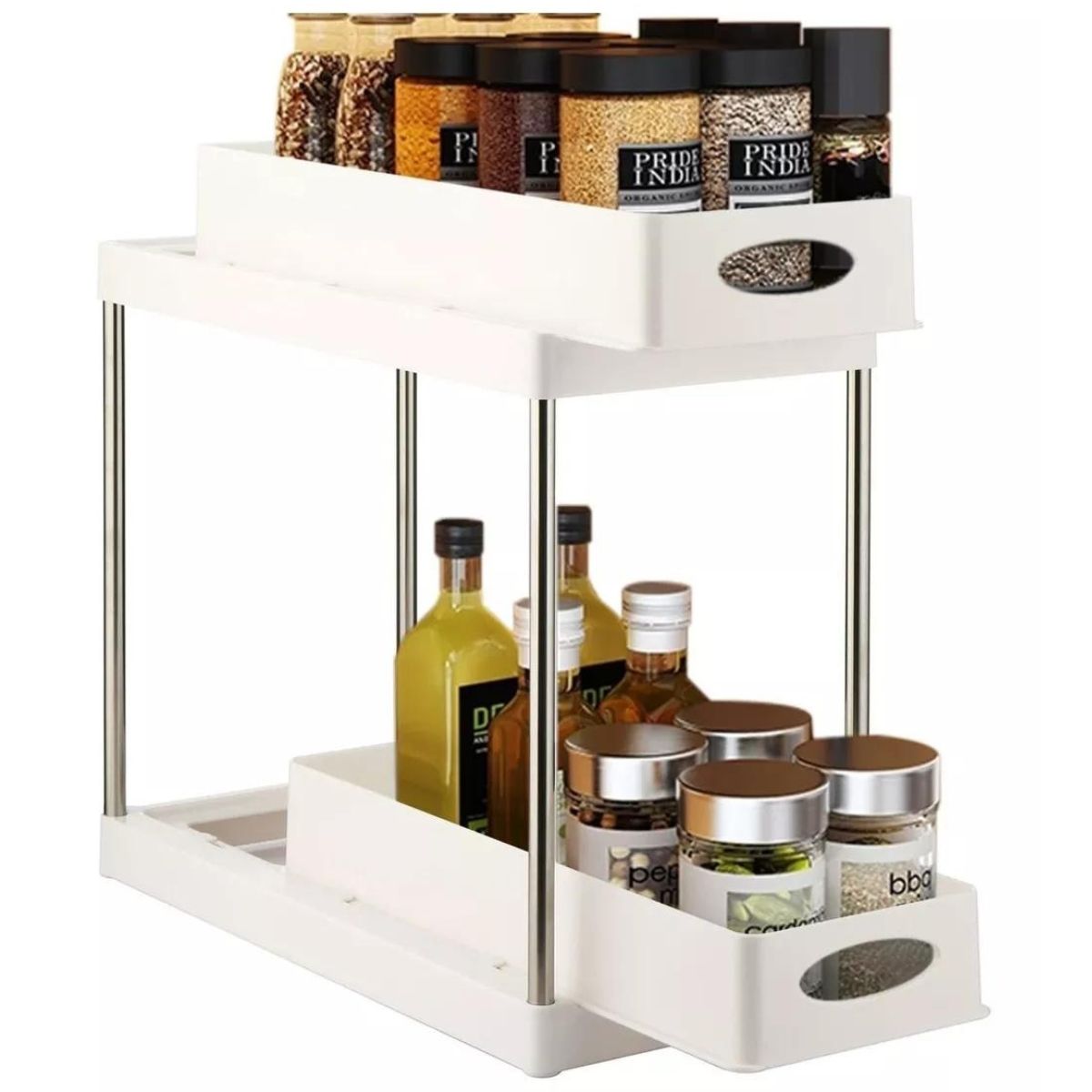 GENERICO - Organizador de Estantería de 2 Capas