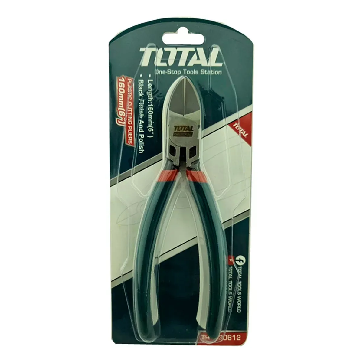 Alicate Cortante Corte Diagonal 6 Pulgadas Total Tht230612, marca TOTAL TOOLS - Foto Principal