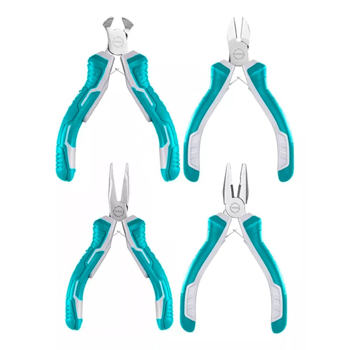 TOTAL TOOLS - Kit Set Juego De Mini Alicate 4 Piezas Total Tht1k0404