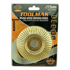 GENERICO - Disco Escofina Para Tallado Y Desbaste De Madera 115mm Tmk