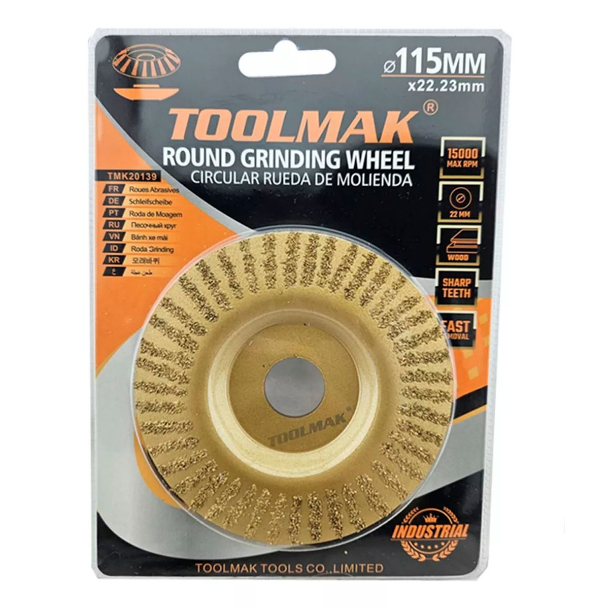 GENERICO - Disco Para Pulir Y Desbaste De Madera 115mm Tmk20139